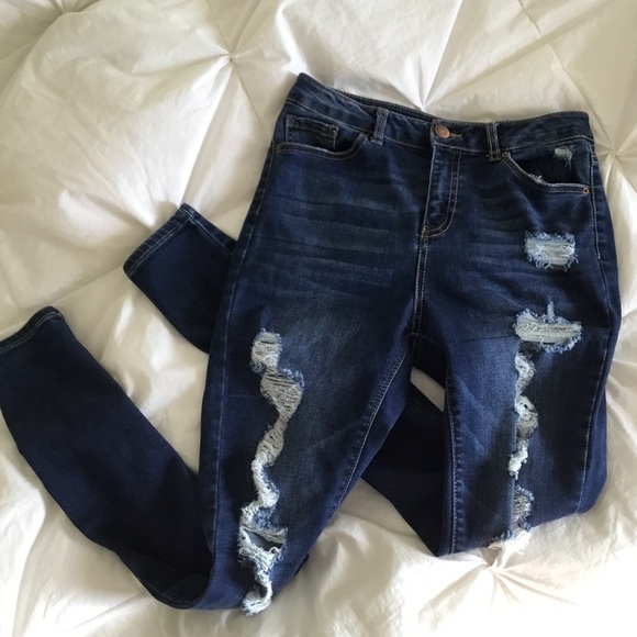 Miami High Rise Super Skinny Jeans 7 - Picture 1 of 6